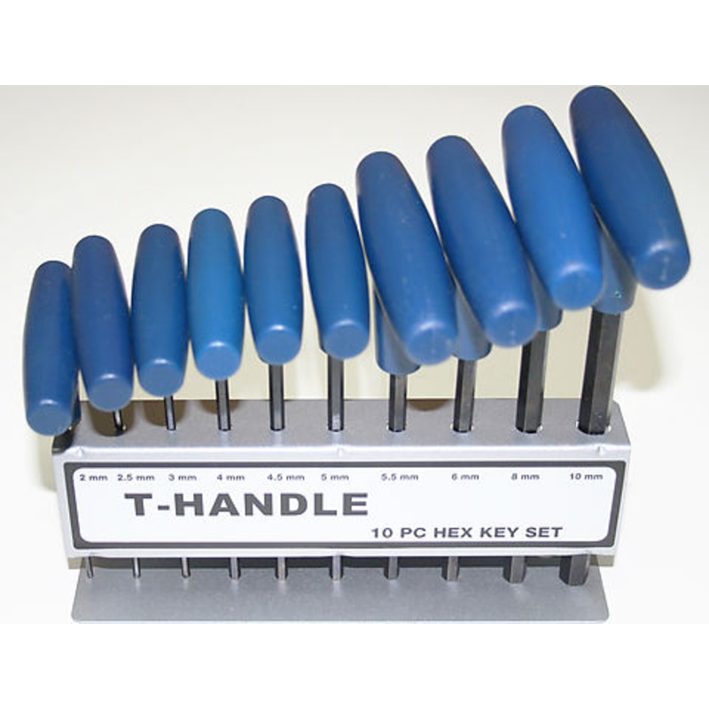 T Handle Hex Key Set (Metric Type)