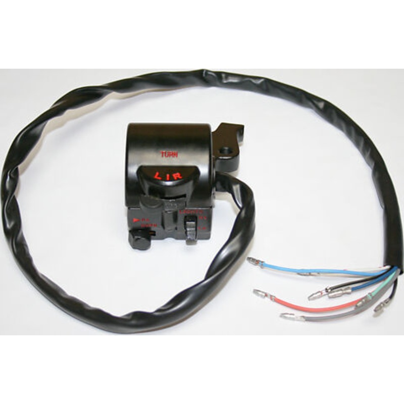 1975-76 CB360T / 1975-77 CB400F / 1975 CL360K Bar Switch Assembly ~ Left (Clutch) Side
