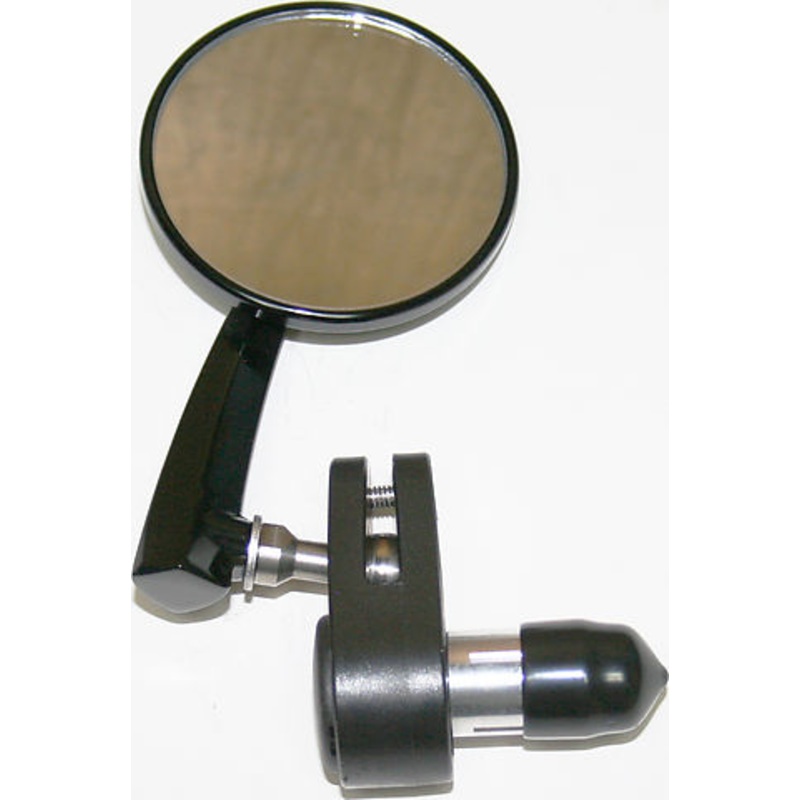 Bar End 3 Mirror ~ Black ~ Left Side