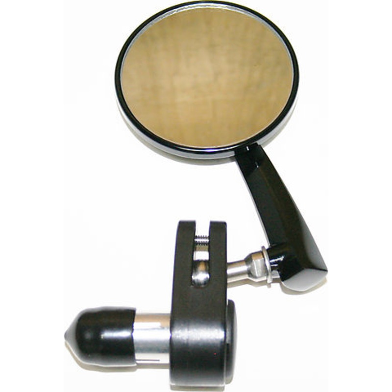 Bar End 3 Mirror ~ Black  ~ Right Side