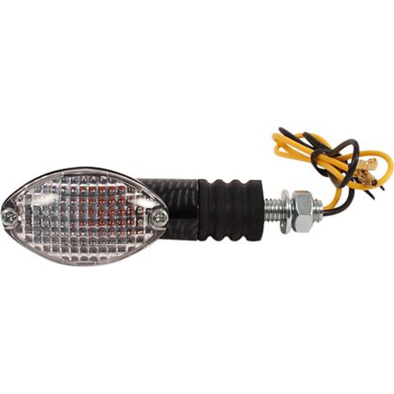 Custom Mini Cateye Turn Signal Lamp Set ~ Clear Lens