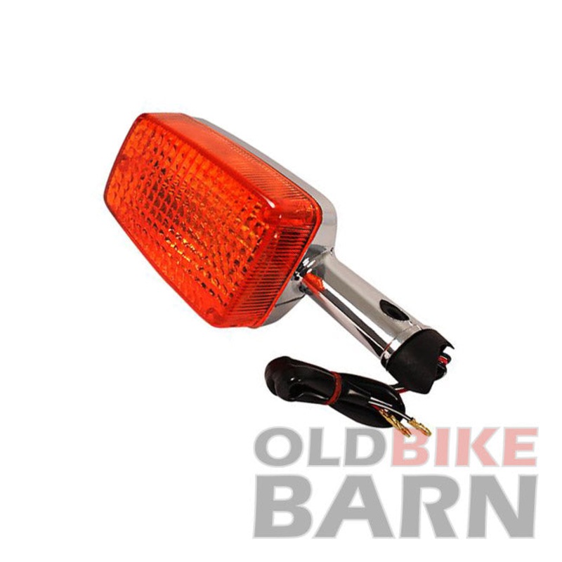 79 CB650 / 79-82 CB750 Front or Rear Turn Signal – Chrome – 3 Wire
