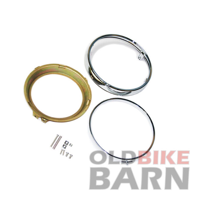 Honda 71-73 CB500K / 74-77 CB550K/F Headlamp Rim & Retainer
