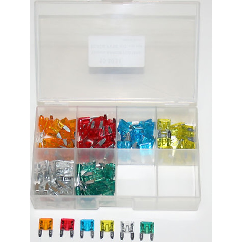 Deluxe 120pc. Mini Blade Fuse Set
