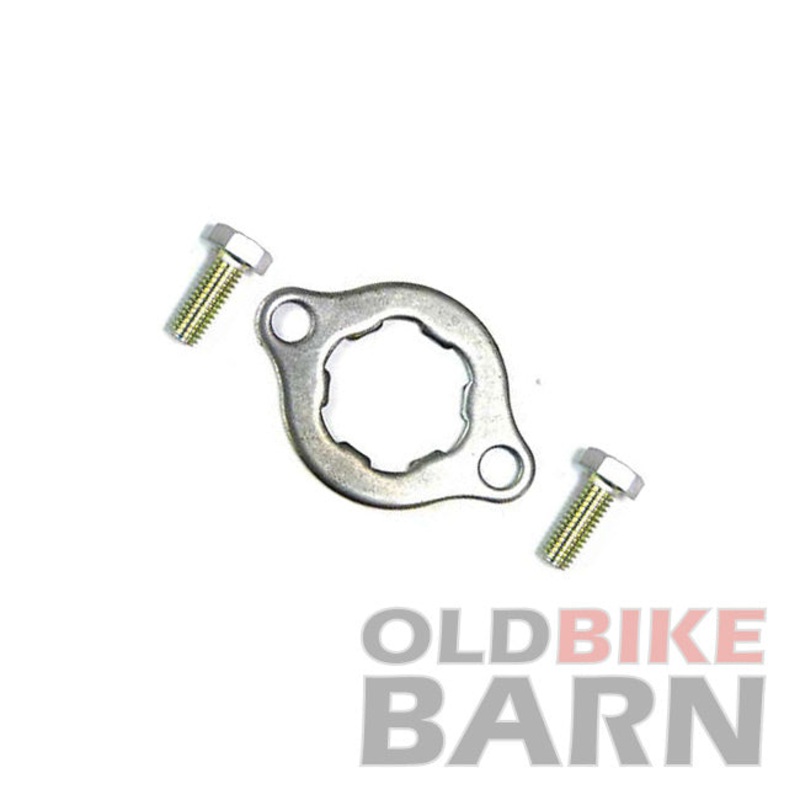 Honda 71-73 CB500K / 75-76 CB500T Front Sprocket Lock Plate Set