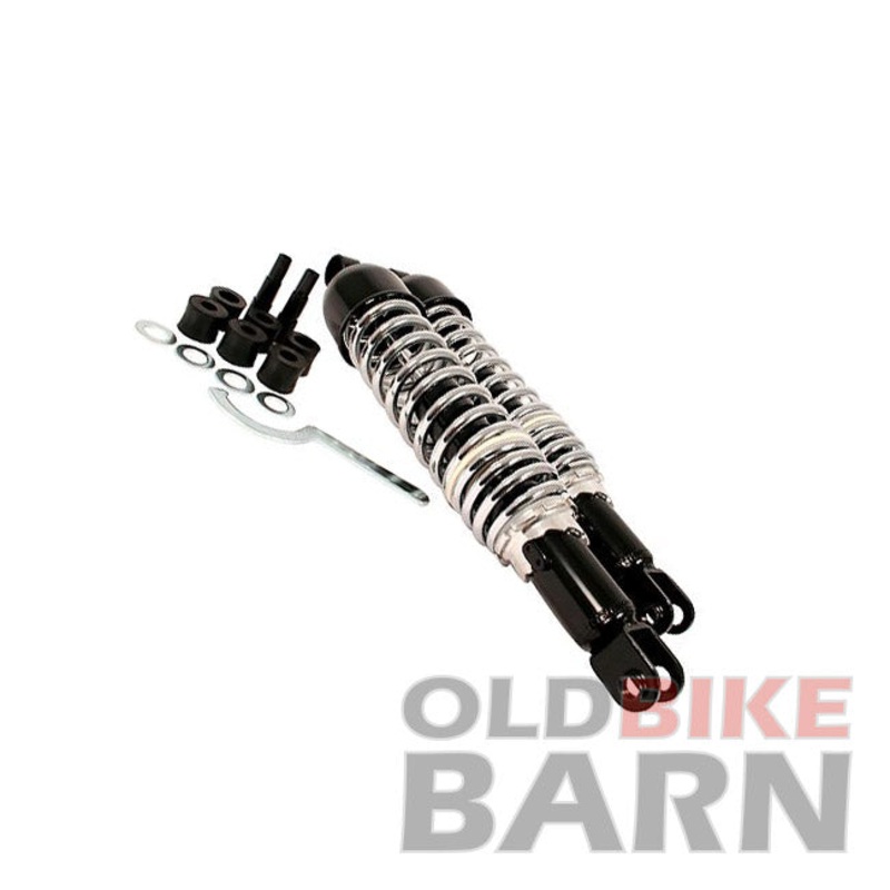 14 3/8 (365mm) Eye to Clevis Black Shocks