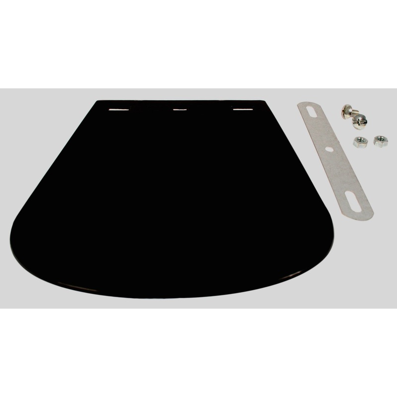 Mud Flap Rubber Black Plain