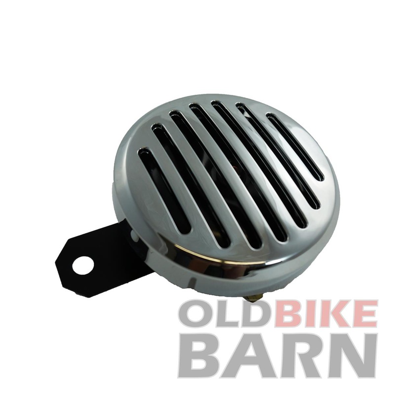 12v Universal Horn w/ Chrome Slotted Snap Cover