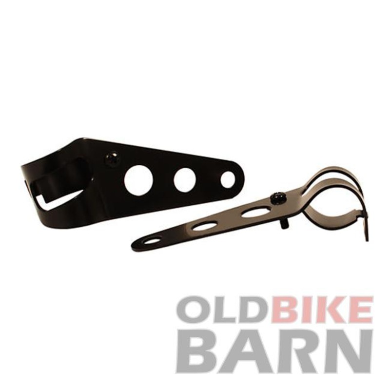 Headlight Bracket Set for 31-38mm Fork Tubes – Black  CB200 / CB350F / CB450 / CB550 / CB750