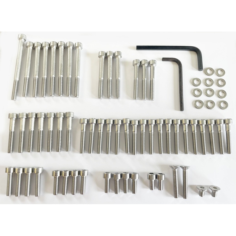 1971-73 CB500K Engine Cover Bolt Set – 70 Pieces