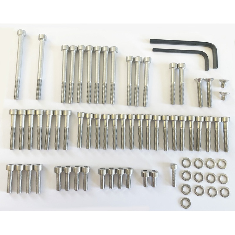 1974-76 CB550K / 1975-76 CB550F Engine Cover Bolt Set – 73 Pieces