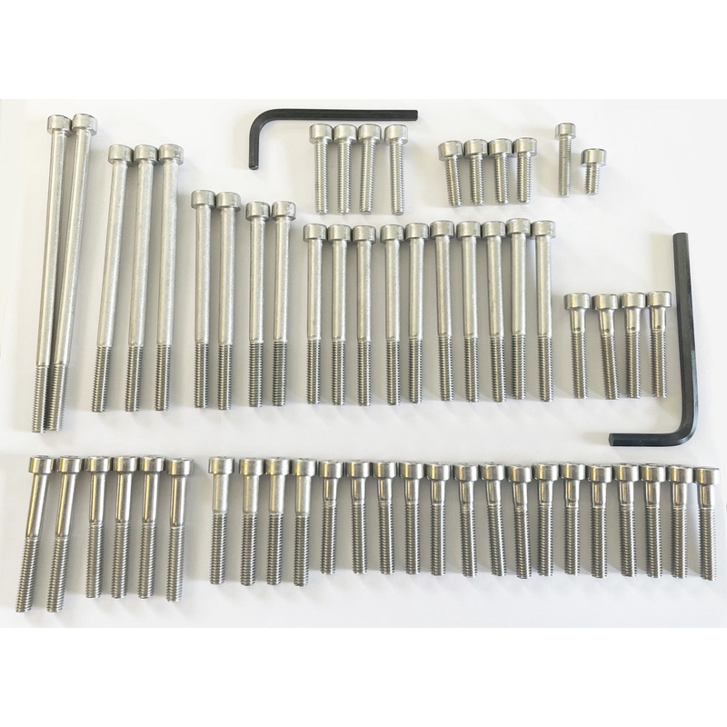 1976-78 CB750A Engine Cover Bolt Set – 60 Pieces