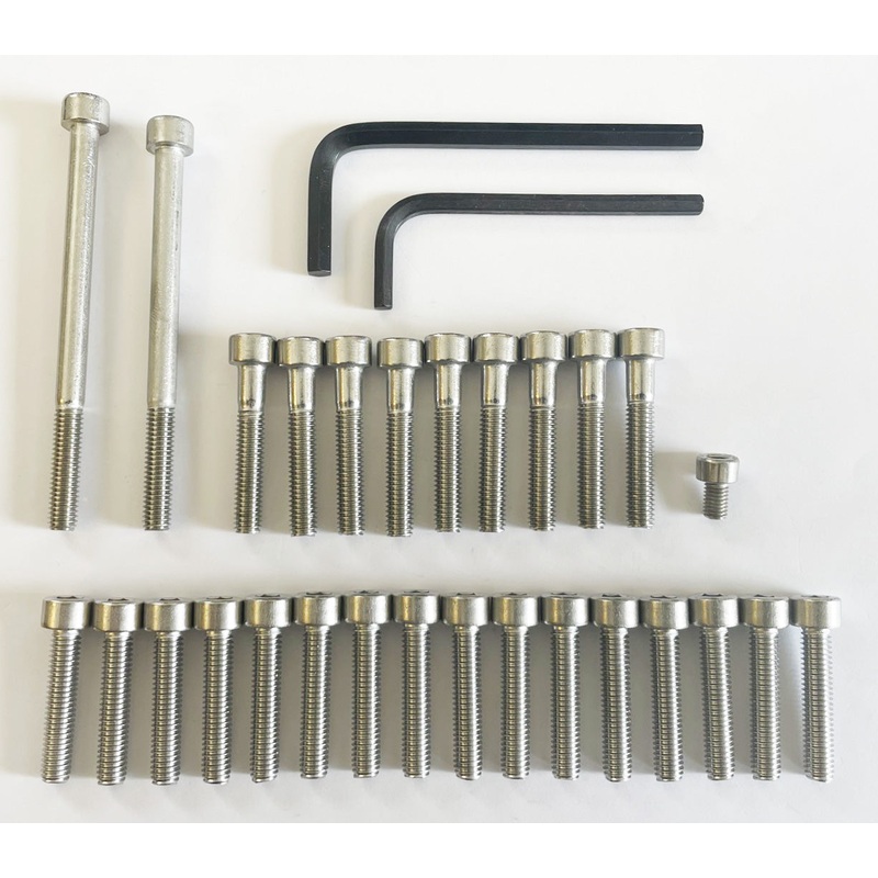 1978 CB400A Engine Cover Bolt Set – 30 Pieces Set