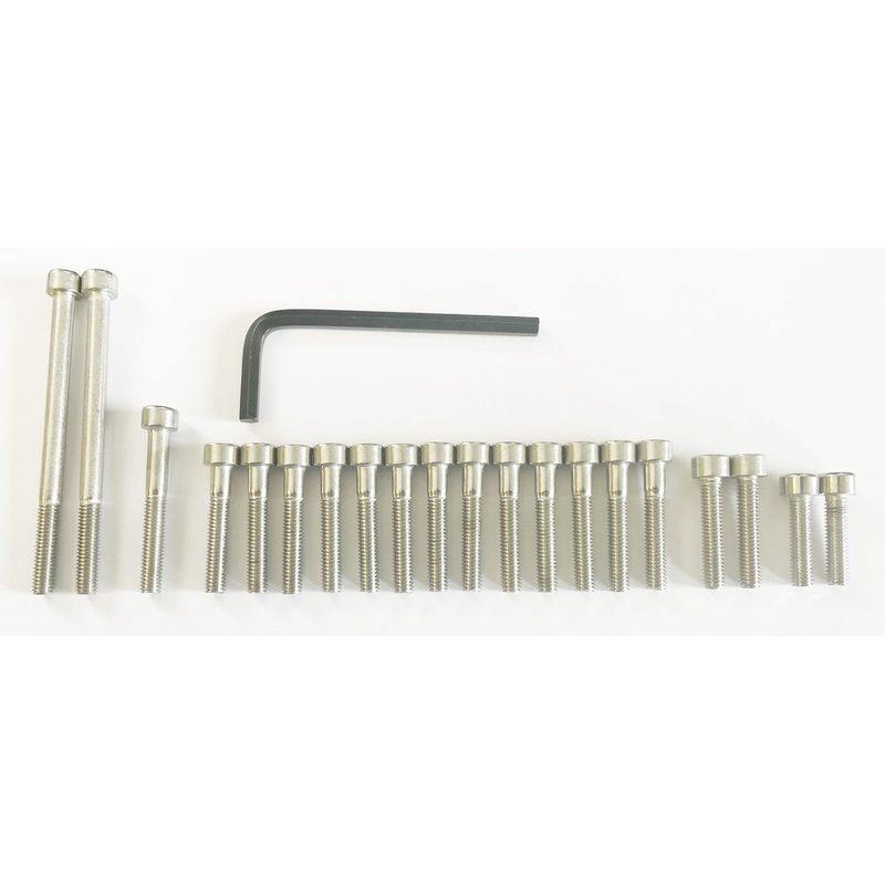 1979 CB650 Engine Cover Bolt Set – 21 Pieces