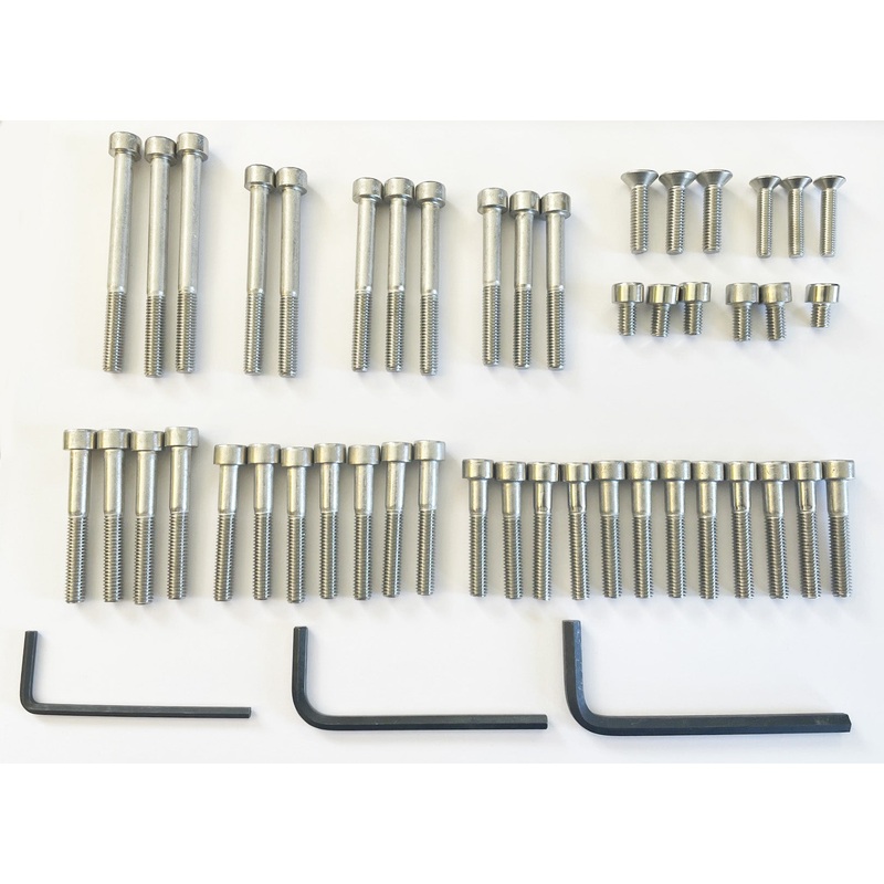 1980-82 CB900C Engine Cover Bolt Set – 49 Pieces