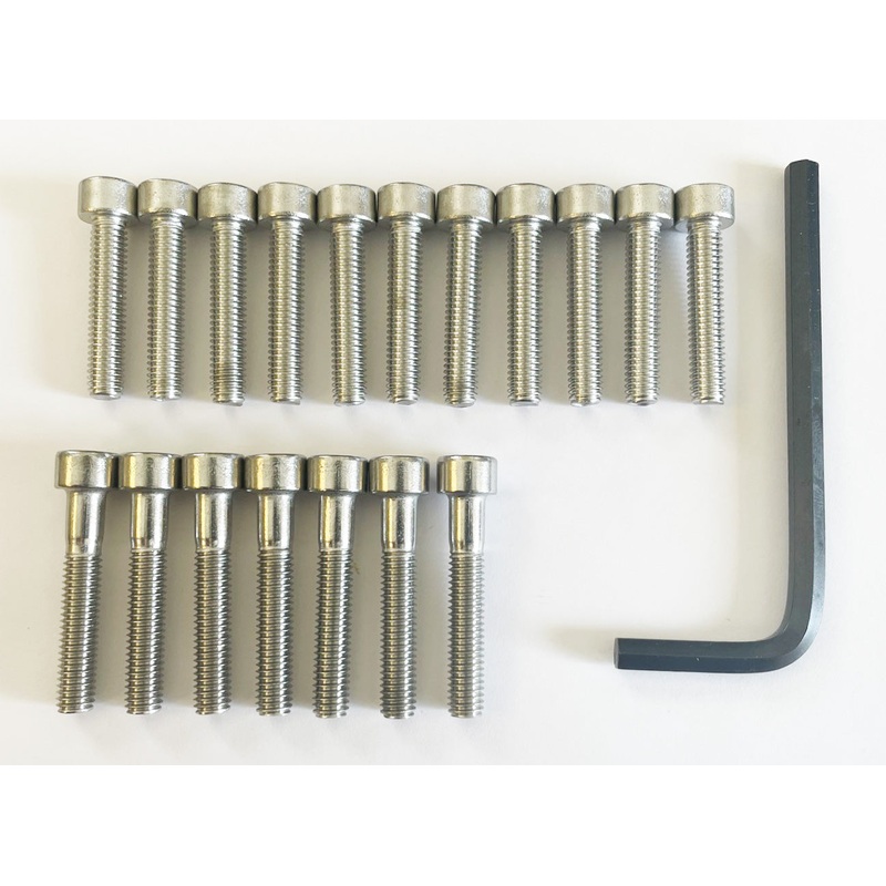 CB400TI CB400TII Engine Cover Bolt Set – 19 Pieces