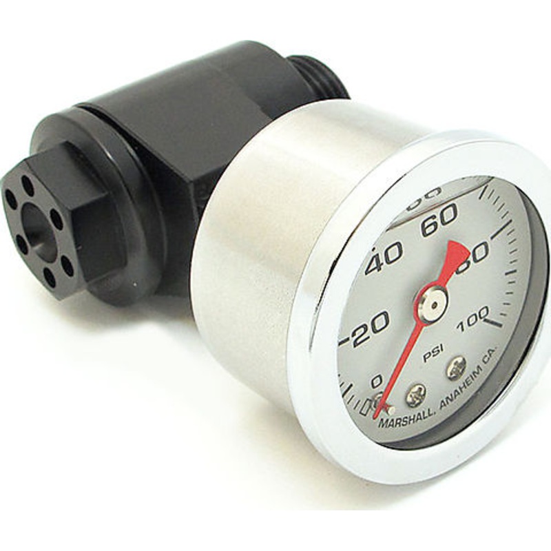 Oil Pressure Gauge Assembly ~ Black ~ Joker Machine