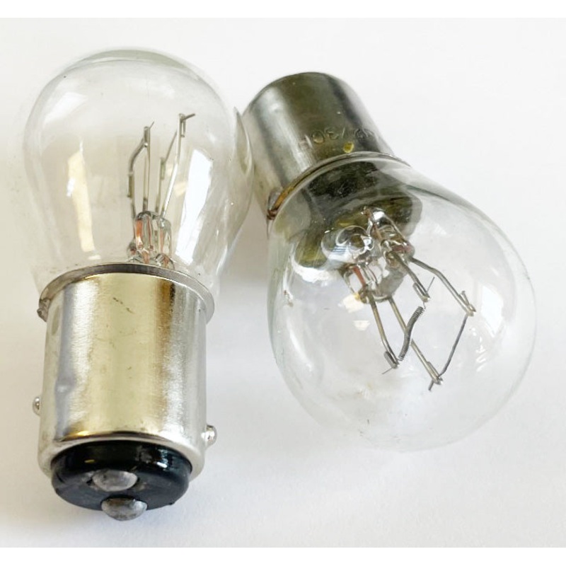 Tail Light Bulb / Turn Signal Running Light ~ Dual Filament ~ 12V / 23W ~ 1157 Bulb – Pk/2