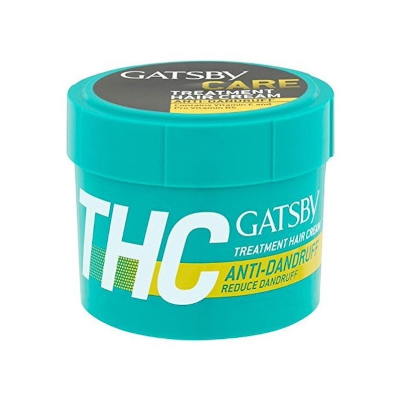 Gatsby Anti-Dandruff Cream Treatment Hair, Pearl Protein Dual-Care Hair Cream: Control Dandruff, Style with Ease