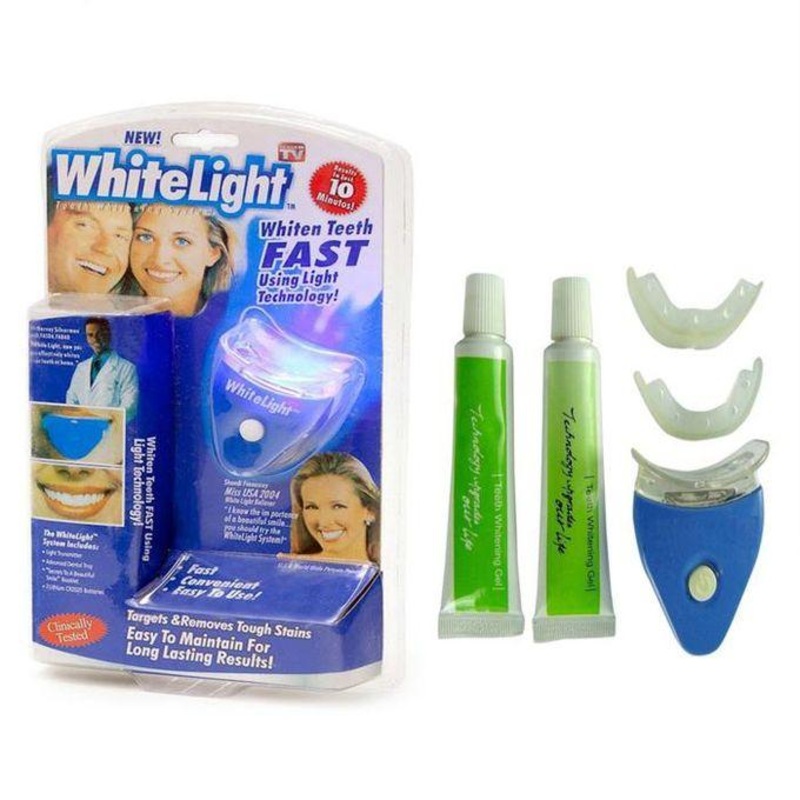 Whitelight Teeth Whitening System – Dental Gel + UV Light