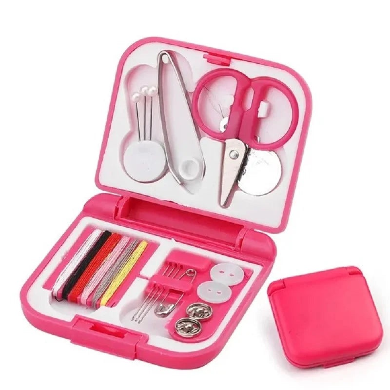 Square Mini Sewing Kits Household Sewing Kit DIY for Traveller Beginner Sewing Supplies