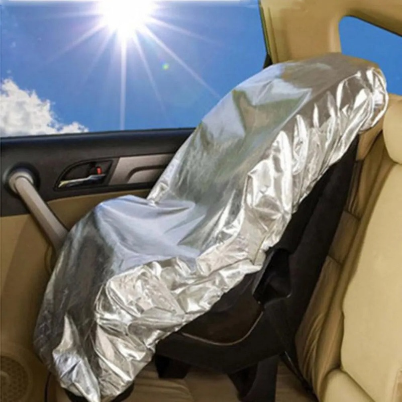Universal Children’s Car Safety Seat Sunshade Baby Kid Dust Cover Sunscreen Blocking Ultraviolet Heat Insulation Seat Cover