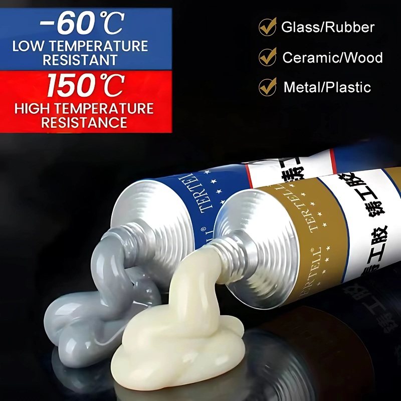 20/75/100g Metal Repair Glue Quick-drying Casting Glue Industrial Repair Agent AB Glue Heat Resistance Cold Weld Adhesive