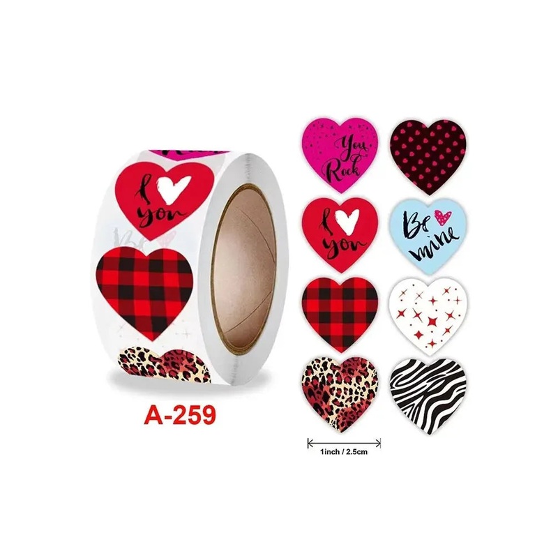 500 Stickers Per Roll Decorative Brochure Stickers with Cute Cartoon Animal Expressions Birthday Gifts Christmas Decorations