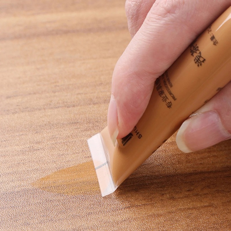 Wood Filler Floor Scratch Paint Repair Oak/Veneer/Walnut Color Water-Based Putty Discoloration Cracks Gouges