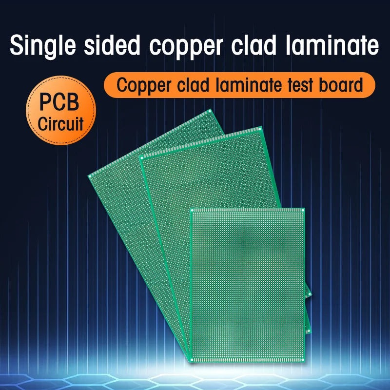 1/5PCS PCB Board Green Single Side Prototype Boards 2x8CM3x7CM 4x6CM5x7CM6x8CM7x9CM 8x12CM 9x15CM 10x10CM 10x15CM 10x22CM