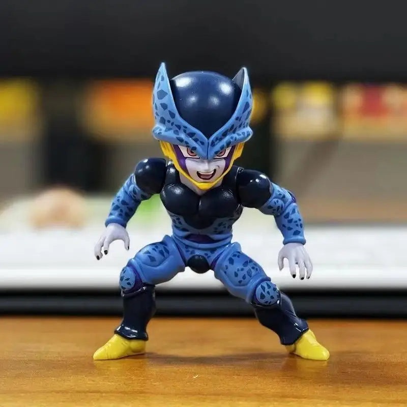 10cm Anime Dragon Ball Z Cell Omnibus Super Kawaii Shahru Figure Action Model Anime Figurals Hobby Toysf Riend Birthday Gifts