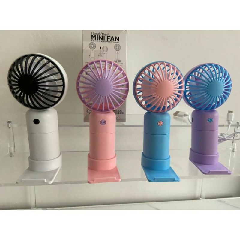 USB rechargeable Handheld fan Mini Hand-held fan fashion Hand held fan portable Mini handy Fan Mini Fan with 3 Speeds.