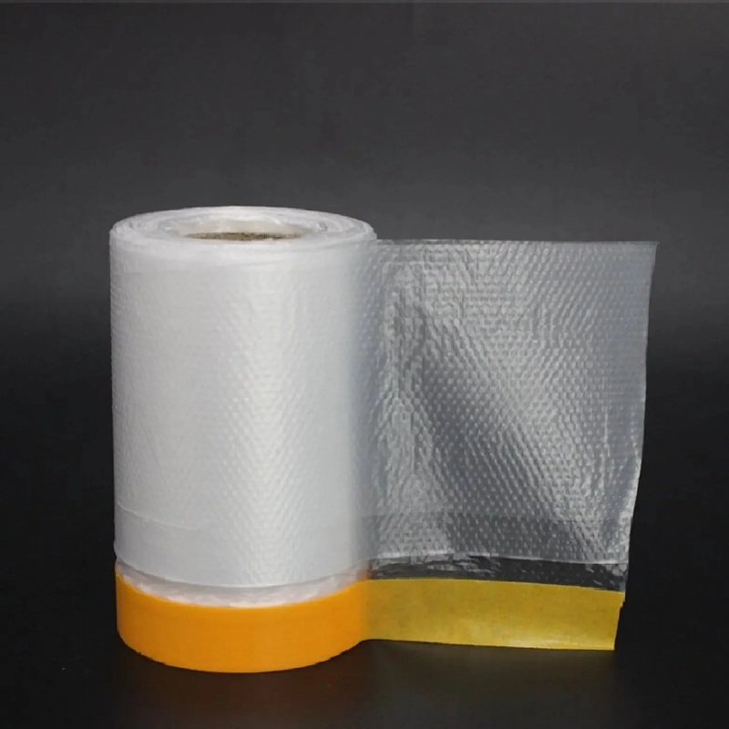0.35m * 20m Transparent Plastic Shielding Film Waterproof Dust Cover Living Room Kitchen Furniture Decoration Vacant Protective