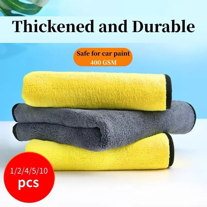 1/2/4/5/10 pcs 30*30 CM Extra Soft Car Wash Microfiber Towel Car Cleaning Drying Cloth Car Care Cloth Detailing Car WashTowel