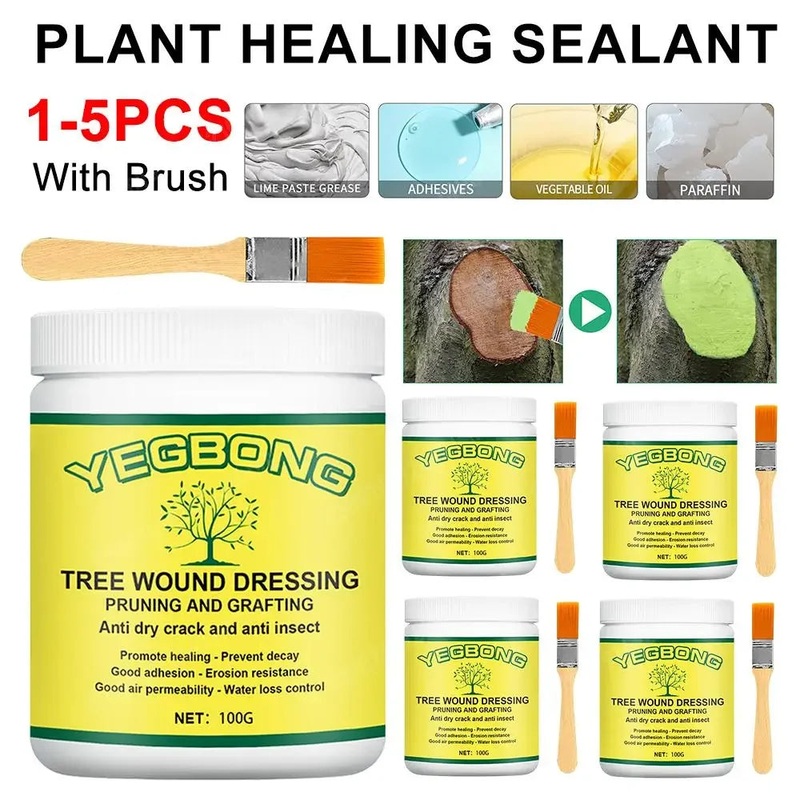 1-5Box Tree Grafting Paste Tree Wound Repair Pruning Sealer Bonsai Wound Healing Agent Plant Saw Cuts Coating Pruning Heal Paste