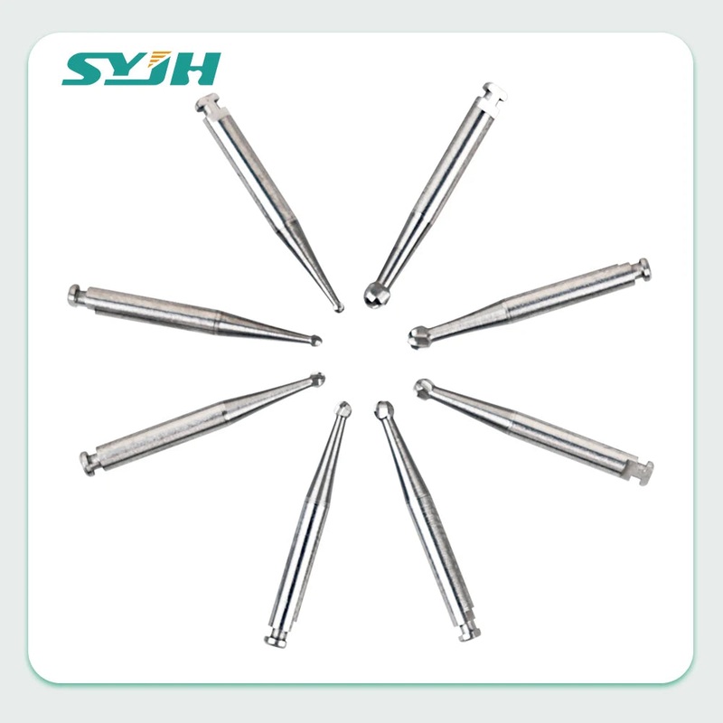 5Pcs/box Dia.2.35mm Dental Round Bur RA Series Tungsten Carbide Bur For Low Speed Contra Angle Handpiece Polishing Tool Material