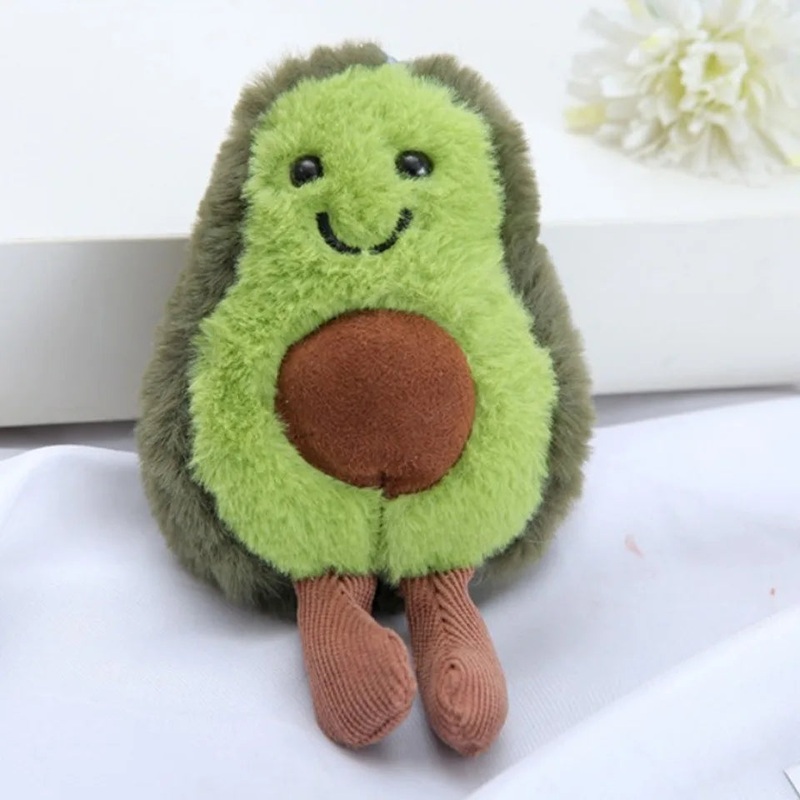 A cute avocado pet plush toy, suitable for daily companionship of small and medium-sized dogs,small furry pet toy