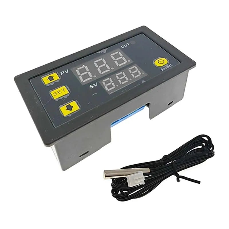 W3230 Mini Digital Temperature Controller 12V 24V 220V Thermostat Regulator Heating Cooling Control Thermoregulator With Sensor