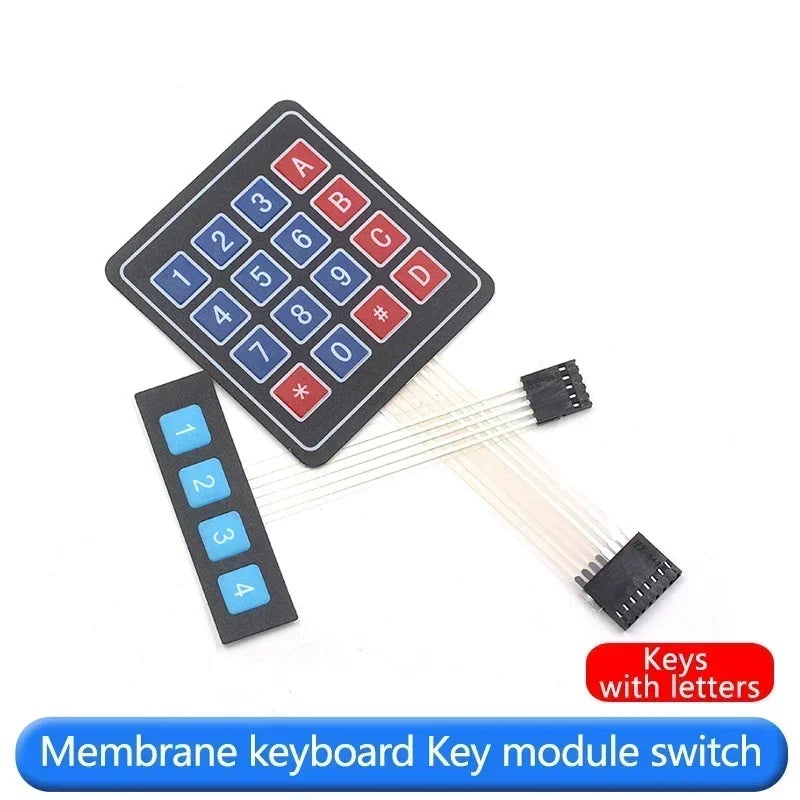 4 16Key Button 4*4 Membrane Switch Keypad 1×4 4×4 Matrix Array Keyboard For DIY Kit