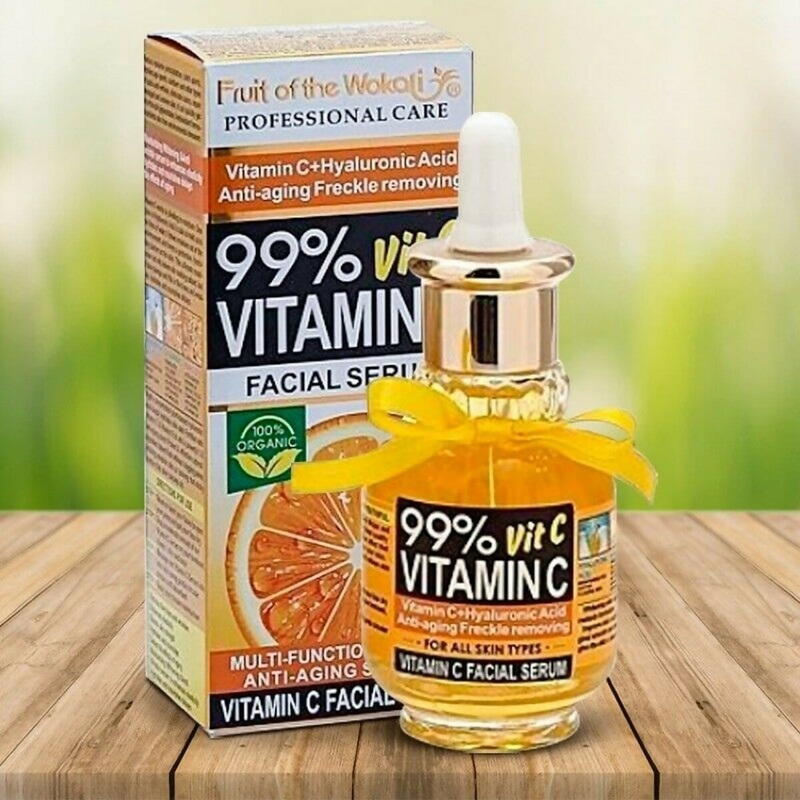 Fruit Of The Wokali Hyaluronic Acid & Vitamin C Dark Spots And Fine Lines Serum-40ml