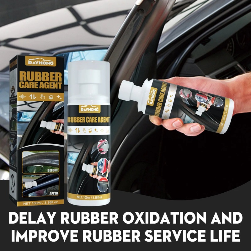 100ml Car Rubber Curing Agent Rubber Renovator Care Spray Liquid Wax Polish Care Agent Car Cleaner Maintenance Supplies