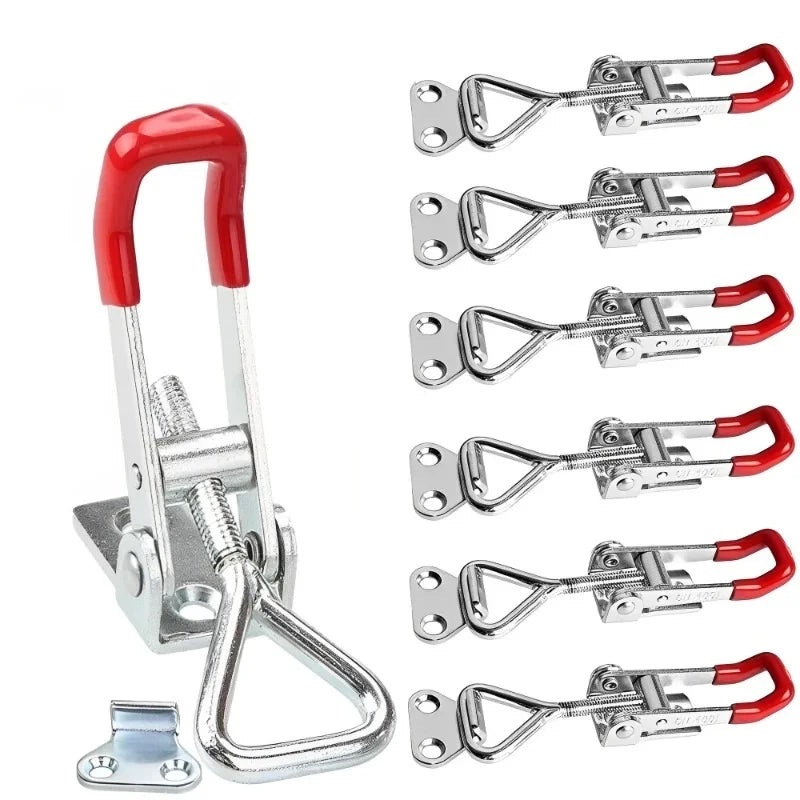 1/2PCS Heavy Iron Adjustable Buckle Lock Clamp Box Buckle Clamp Door Bolt Type Quick Clamp Accessory Horizontal Clamp Catch Clas