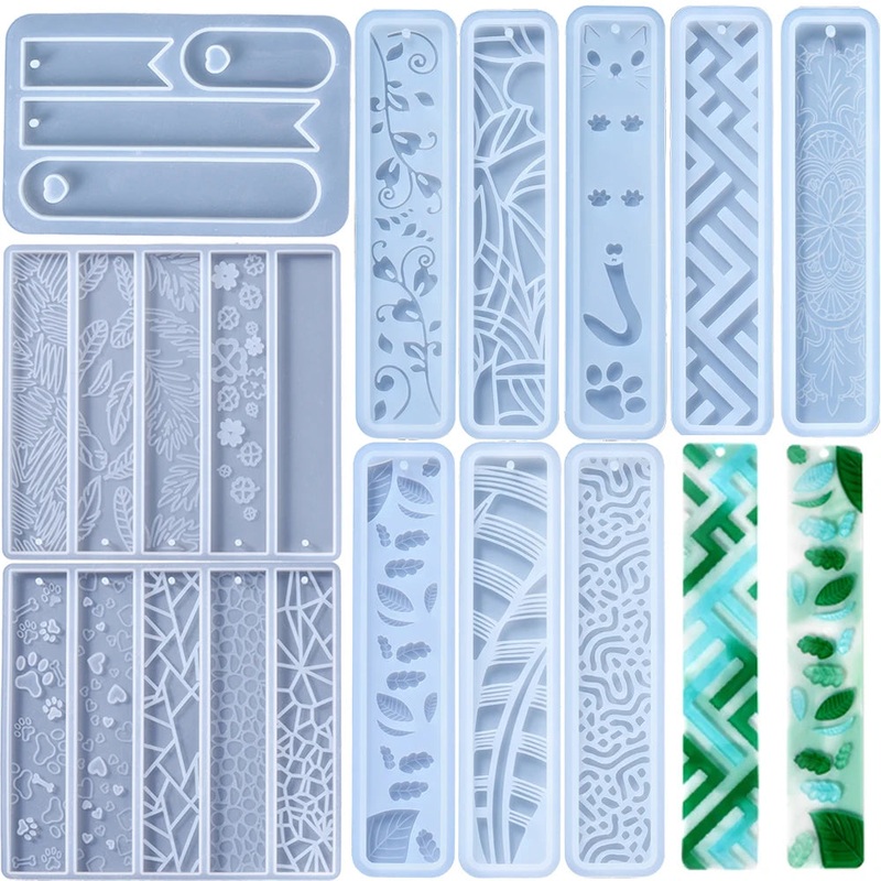 DIY Pendant Bookmark Silicone Mold Crystal Epoxy Resin Casting Mould For Handmade Accessories Crafts Jewellery Making Supplies