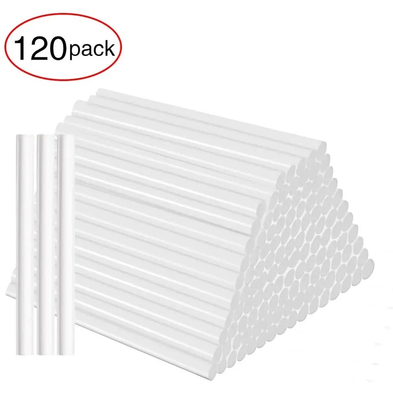 T TOVIA 7mm*100mm translucent hot melt glue stick EVA material suitable for DIY, gluing photo albums/wood, etc. 60PCS/120PCS