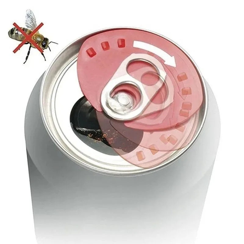 2024 5pcs Can Convert Soda Savers Tops Snap On Cold Beverage Leakproof Can Caps Can Lid Dust Free Sealer Food Grade Plastic