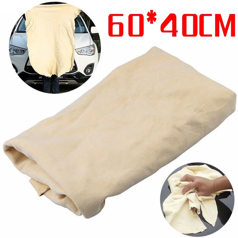 Car Towel Chamois Leather Cleaning Cloth Car Washing Towel Water Absorbent Rag Car Cleaning Towels Drying Washing Cloth 60x40cm
