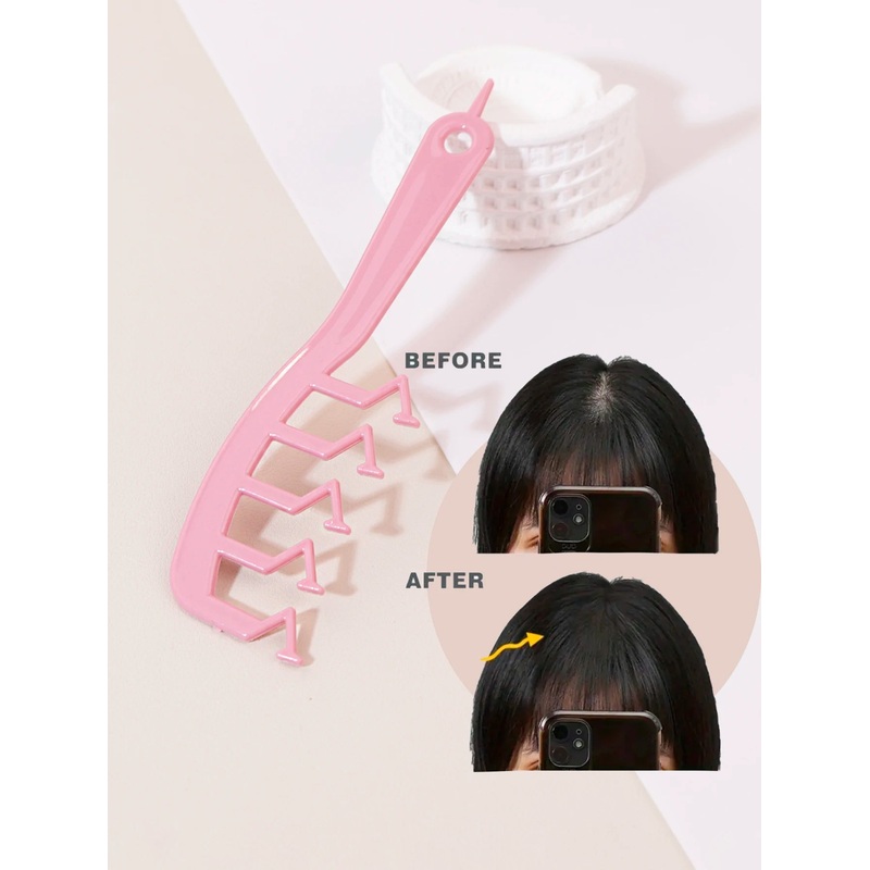 1PCS hair styling, fluffy root comb, V-shaped hair comb, curly hair line comb, hair slit covering brush hair