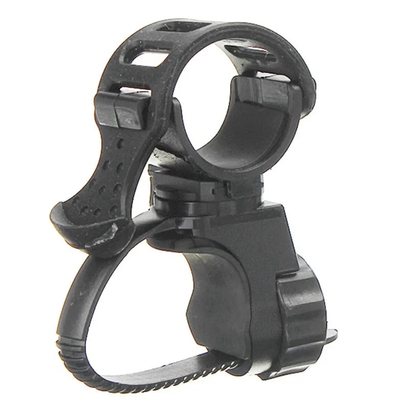 20-45mm Bicycle Flashlight Holder Mount 360 Adjustable Rubber Straps Cycle Bike Front Torch LED Headlight Clamp Clip Bracket