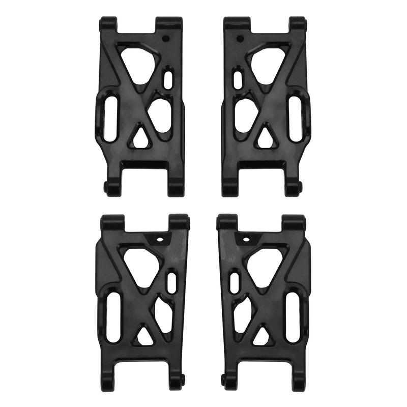 Wltoys 144001 144002 144010 124007 124008 124016 124017 124018 124019 4pcs Front and Rear Suspension Arm Set RC Car Spare Parts