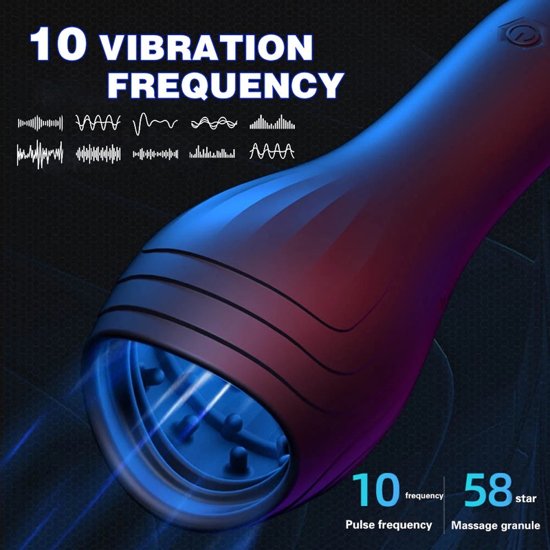 Sex Glans Trainer Male Masturbator Cup Tongue Licking Glan Stimulation Vibrator Penis Massager Delay Trainer Sex Supplies